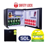 PowerPac Mini Bar Fridge 50L With Lock (PPBF555A)