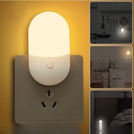 Dim Light Night Bedroom For Baby Plug-In Led Night Lights White Warm Light Baby Nursing Eye Sleep
