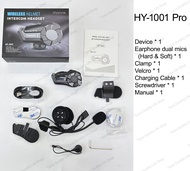 {SJFEWQ] 【Authentic】2024 New Hysnox HY-1001 Pro Motorcycle Intercom Helmet Bluetooth 5.1 Music Shari
