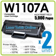 Compatible to H* W1107A 107A W1107 1107 Cartridge for H* 107A 107W MFP 135a 135w 137fnw Black Laser 