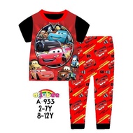 Ailubee Kid Pajamas A933~Cars