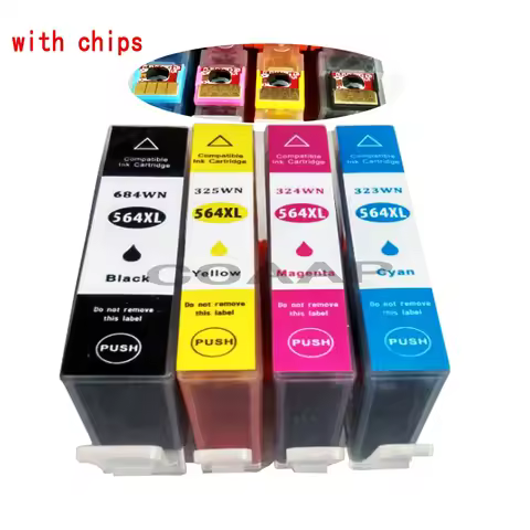 COAAP 564 Ink Cartridge Compatible hp564 HP 564XL For HP Photosmart 5510 5515 5520 5522 5525 6510 65