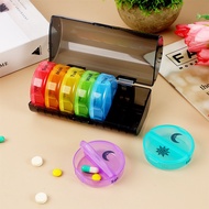 Weekly 7 Days Medicine Medical Pill Box 14 Slots Weekly Pill Case Storage Box Travel Medicine Box Ho