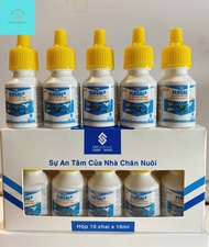Flosal(10ml) - Flosal+ Dae Farm (100G) Hen khẹc khò khè phân xanh phân trắng Hepa Gold giải đoc gan 