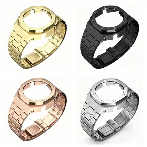 Premium 4Th Gen Metal Case And Band High Grade Mod Accessories Compatible With Ga2100 B2100 2110Watc