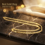 22k / 916 Gold Milo / Cowboy Necklace by Best Gold Shop