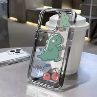 Cute dinosaur phone case OPPO Reno 4F Reno5/Reno5 5G Reno 10 Pro+ 5G
