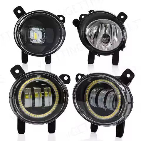 2 PCS For BMW F20 F21 F22 F23 F45 F46 F30 F31 F34 F35 LED Angel Eye Fog Lamps Front Bumper Halogen H