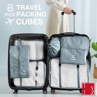 CHEAPEST Price Travel Bag Set 8 in 1 Storage Storage Bag Clothes Suitcase Pouch Organizer Traveling 