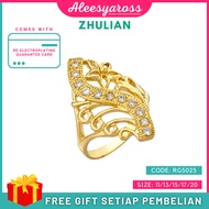 [RG5025] Cincin PENYATA ZHULIAN Gold Plated Ring Jewellery Cincin Zhulian Original Zhulian Ring