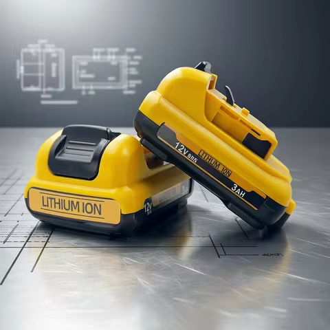 1-3Pack 12V Replacement for Dewalt DCB120 Lithium-ion Batteries 12V 3.0Ah Battery DCB125 DCB123 DCD7