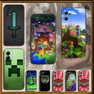 OPPO A92 A72 A52 A92S A93 A94 A96 4G 5G A95  Compatibility TPU Soft Shell Case D56 Game Minecraft