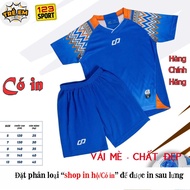 [Genuine CP Sport] Genuine high quality sesame fabric children's CP Native Blue sports shirt