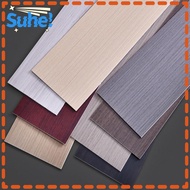 SUHE Skirting Line, Windowsill Living Room Floor Tile Sticker, Home Decor Waterproof Wood Grain Self Adhesive Waist Line