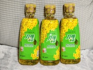 刀嘜 純正芥花籽油 900ml 一支$20，三支$50。