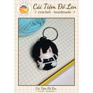 (real photo) mini Iguro Obanai bar keychain made of wool