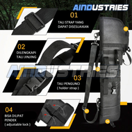 Tas Berburu Army Black Tactical Sarung Tas Senapan Angin Pcp 500 Air Rifle Gun Cases Original Aindus