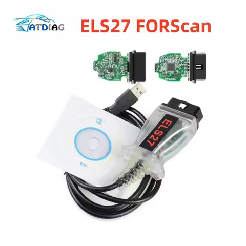 ELS27 FORScan Green PCB PIC24HJ128CP504+FT232RQ OBD2 Scanner For Ford For Mazda For Lincoln For Merc
