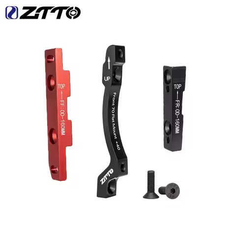 ZTTO Ultralight Road Bike Disc Brake Flat Mount Adapter Hydraulic Disc Brake Bracket For 140/160/180