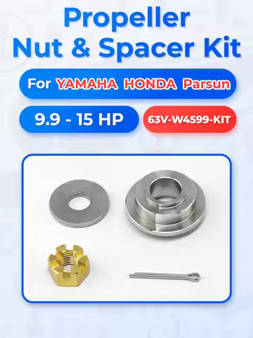 Propeller Installation Hardware Kit for Outboard Motor (Yamaha 9.9–15HP and Equivalent)