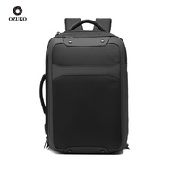 []ozuko New Backpack Mens Multi-Functional Business Backpack Student Shoulder Fashion Laptop Backpack