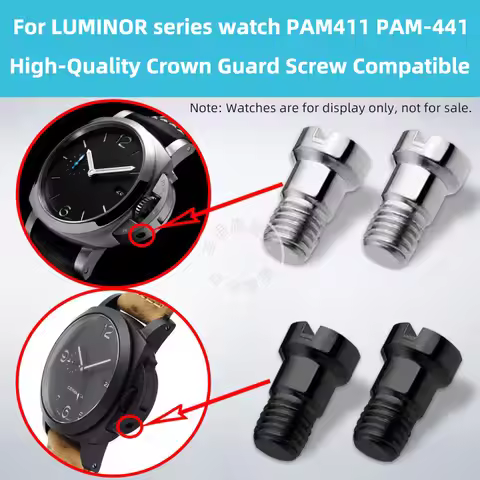 Shenyu For Panerai LUMINOR series PAM441 pam-111 Crown Guard (Side Ear) Replacement High-Quality Cro