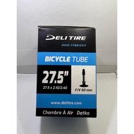 MTB BIKE INNER TYRE 2.75 X 2.10/2.40 F/V (60mm) presta DELI TIRE