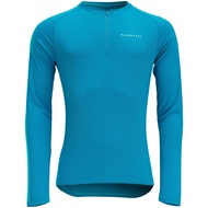 เสื้อแขนยาวป้องกันรังสียูวีผู้ชายสำหรับปั่นจักรยานเสือหมอบในสภาพอากาศร้อนรุ่น Essential (สีฟ้า)