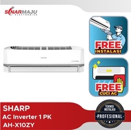 PTR AC Inverter Sharp 1 PK AH-X10ZY AHX10ZY Free Instalasi + Cuci AC