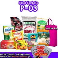 New [#P-03] Paket Sembako (Beras Gula Kopi) Hampers Parsel Belanja