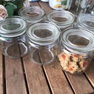 Balang Kaca Air Tie Jar With Lids 500ML