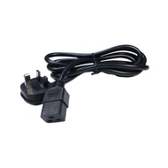 C19 Socket to UK 13A Plug Cable (3m)