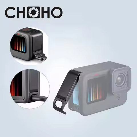 For GoPro 9 10 11 12 13 Accessories Rechargeable Side Cover Case Replacement Battery Lid Door Cover 