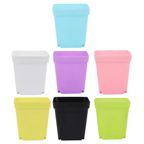 Flower Pot Seedling Flower Container Succulent Pot Garden Multipurpose Decorative Flower Pot 8x7x7cm