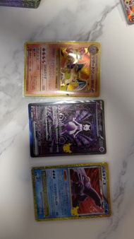 Charizard, Mew, Palkia 日版30周年噴火龍/超夢/亞路奇亞 25th Anniversary Collection card