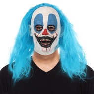 Topeng Joker Batman Baharu Topeng Joker Topeng Badut Halloween Tudung Kepala Lateks Rambut Hijau