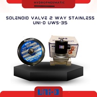 Solenoid valve 2 way stainless UNi-D UWS-35