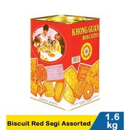 MERAH Khong Guan Biscuits Assorted Red 1600G