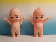 ▲宇宙城▼ Q比小天使塑膠娃娃 2個一起賣 老娃娃 早期懷舊收藏 UC
