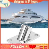 rubikcube RiToEasysports Boat Handrail Base  Stainless Steel 60 Degree Rectangular Hand Rail Fitting
