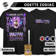 ODETTE SKIN ZODIAC VIRGO Mobile Legends MLBB Short Sleeve Black T-Shirt