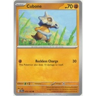 Pokemon Cubone Card - 072/142 - Common