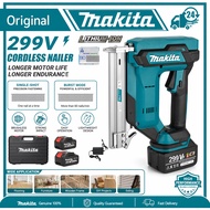 Makita 299V Cordless Nailer Staple Gun Lithium Battery Rechargeable Nail Gun Wood Staple Gun