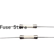 10PCs 6*32 explosion proof ceramic fuse tube lead pin fast F8A F10A f12a 250V
