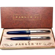 【長益鋼筆】派克 parker 21  Mark II 第二版 鋼筆 1952 絕版 美國 