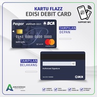 Kartu Flazz BCA Gen 2 Edisi Fake Debit Card Custom Nama