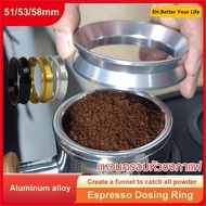 spresso Dosing Ring 51 Mm./53 Mm./58 Mm. Aluminum Coffee Funnel Portafilter Filter Barista Accessori