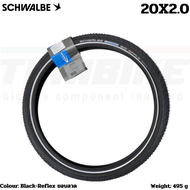 ยางนอกจักรยานขอบลวด SCHWALBE BIG APPLE 16X2.0 20X2.00