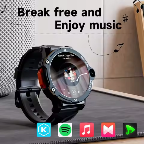 2025 New LOKMAT APPLLP 6 Pro Smart Watch Men 4G SIM Call GPS Dual Camera Smartwatch Fitness Tracker 