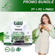 CHEF AYB'S POWER TRIO || 1 PARAGIS TEA, 1 PARAGIS CAPSULE, 1 PARAGIS W MORINGA AND GUYABANO CAPSULE